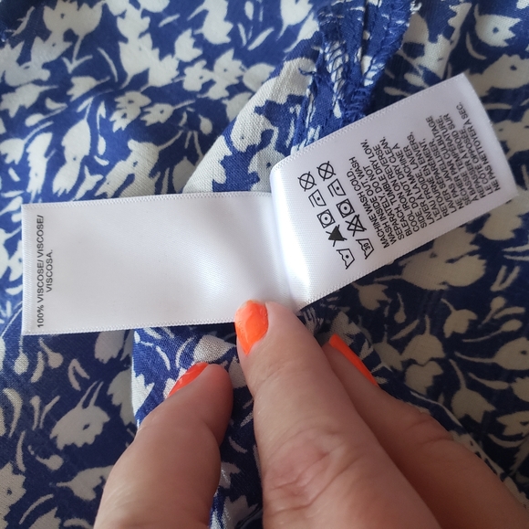 Lucky brand Blue Floral Blouse - Picture 8 of 9